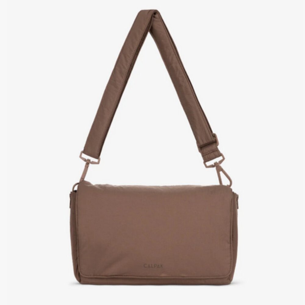 CALPAK Convertible Stroller Caddy Crossbody in Hazelnut